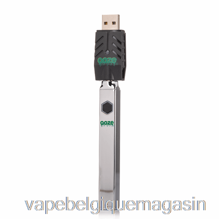 Vape Jetable Ooze Quad Flex Temp 500mah Batterie Chrome